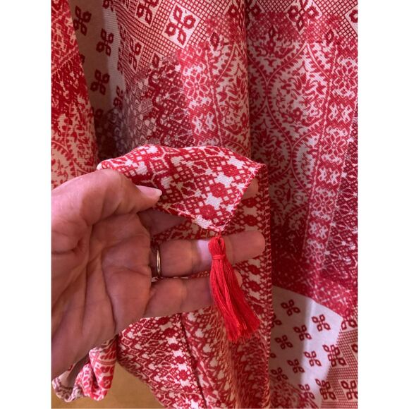 Red and White Kimono #summer - Picture 2 of 6